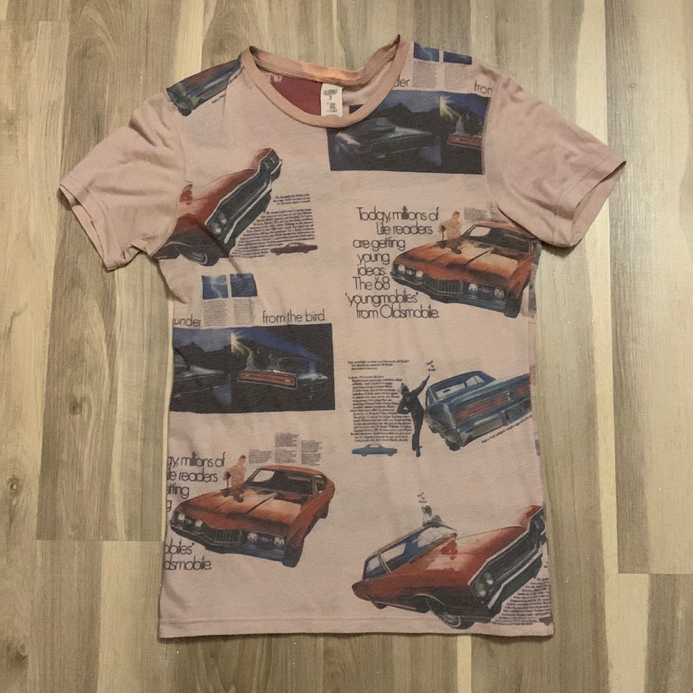 Rare vintage Custo Barcelona Oldsmobile graphic T-shirt, size 3